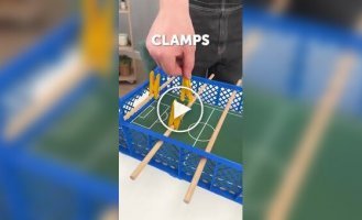 Настольный футбол из подручных материалов