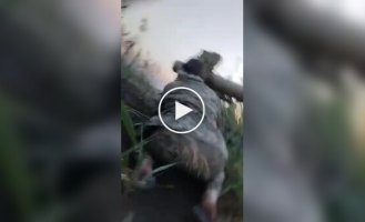 Video from Russian occupiers: unsuccessful launch of an anti-tank missile