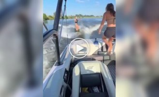Decided to pass water and ended up overboard