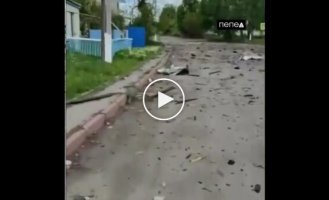 Two missiles flew into the police department in the village of Glushkovo on Kursk region