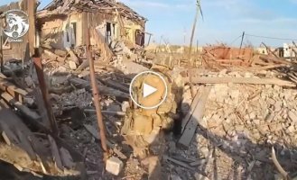 Assault on Russian positions in the village of Klescheevka, Donetsk region, from the first person of a Ukrainian soldier