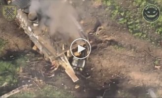 A Russian BMP-1 with landing forces in the Bakhmut direction was destroyed