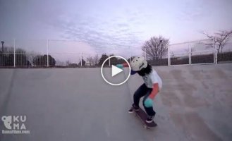 Невероятные трюки 12-летнего скейтбодиста Исаму Ямамото