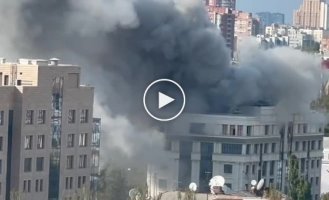The blow fell directly on the administration building of the head of the pro-Russian DPR separatists in Donetsk