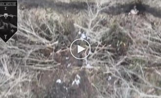 Ukrainian drones drop FOGs on Russian military personnel in the Bakhmut direction