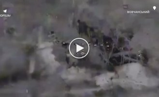 Border guards attacked enemy dugouts, equipment and enemy manpower in the Vovchansk direction