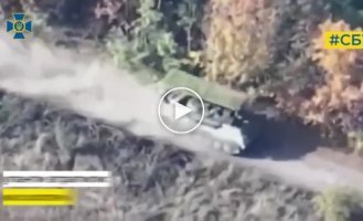 Slicing of the use of kamikaze drones by soldiers of the Central Security Service and the Security Service of Ukraine in different sectors of the front