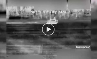 Украинские защитники уничтожили российский ЗРК Тор-М2 на Херсонском направлении