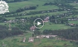 Ukrainian aviation struck the headquarters of Russian invaders in Tetkino in Kursk region