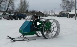 New Russian miracle of technology - skimobile