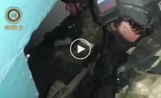 А здесь тик-ток войска Кадырова воюют с подвалом