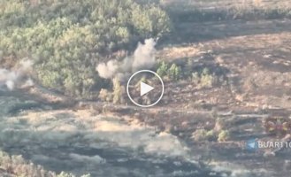 110. A mechanized brigade destroys Russians with cluster munitions in the Avdeevka area
