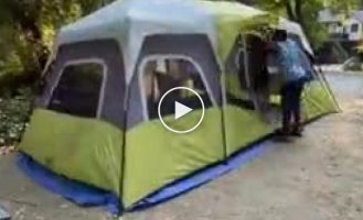 High comfort camping tent