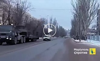 In occupied Mariupol, another movement of trucks with ammunition is recorded