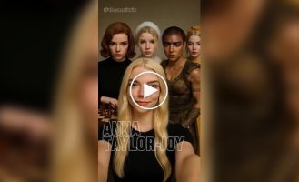 Selfies of foreign actors with their characters. Part 2