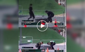 The Chinese women's special forces team beat the US men at a competition in the UAE