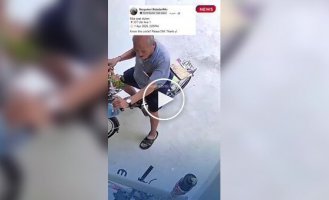 Мужчина снял с чужого велосипеда сиденье