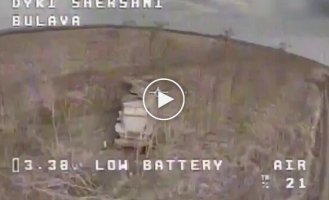 MLRS Grad was destroyed by Ukrainian soldiers using the Wild Hornet drone