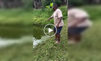 Неудачный улов и незапланированное купание