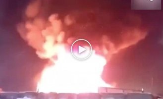 A military unit is on fire in the Krasnodar Territory