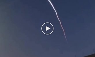 The Russian Yars ICBM was spotted during a flight in the skies over the Arkhangelsk region