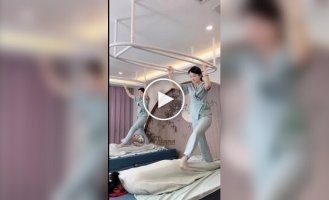 Необычный китайский массаж