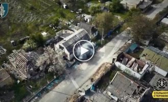 Ukrainian defenders attacked the enemy's lair with kamikaze drones