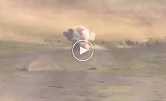 Peski area .. MTLB hits a mine, plus Javelin kills BMP-2