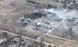 F-16 fighters drop JDAM-ER aerial bombs on occupier positions in the village of Kamenskoye in Zaporozhye