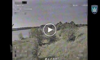 Birds of Madyar tracked down an occupier, who was lying on the ground among the trees, and eliminated him with a kamikaze drone strike
