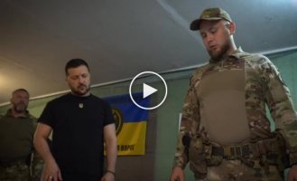 President of Ukraine Zelensky visited the Zaporozhye region, met with Ukrainian brigades participating in the counteroffensive