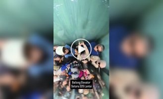 Поездка на самом высоком уличном лифте