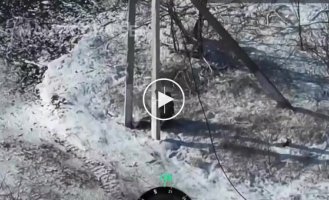 Our drone filmed the suicide of a Russian soldier in the Pokrovsk direction