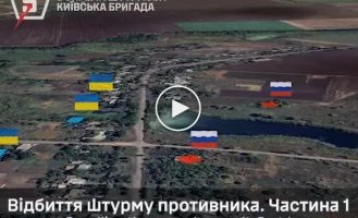 Drone operators of the 5th Separate Assault Brigade repel an assault by occupiers near the village of Krasny Yar in the Donetsk region