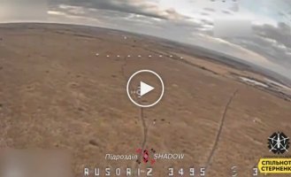 Avdiivka direction, an unsuccessful attempt by a Russian military to escape from a Ukrainian kamikaze drone