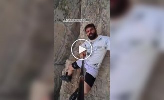 На роликах по скалистым горам Загрос: экстремальное видео