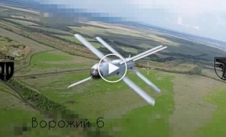 FPV drone shoots down Russian attack UAV Lancet