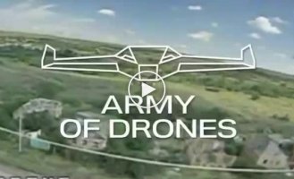 Ukrainian kamikaze FPV drone destroyed the Russian MLRS TOS-1A