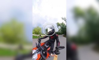 Красиво снятое ДТП