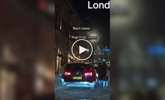 Кража чемодана из багажника машины в Лондоне