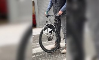 When you really want an electric bike, but only have a screwdriver
