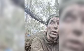 Окупант між трупами соратників із окопа звертається до Путіна