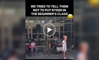 You can immediately see who will become a rock star