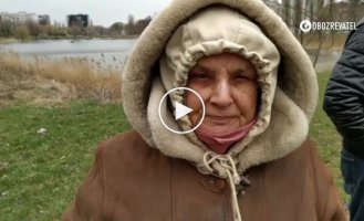 Бабушка из Бородянки передала родным  что жива. Эмоциональное видео