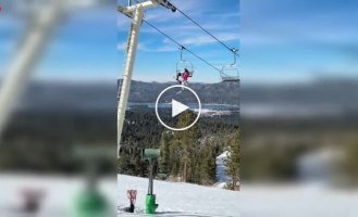 Шутка на подъемнике едва не превратилась в катастрофу