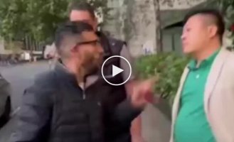 In London, a cheeky migrant decided to tell a group of reporters that they were creating an incorrect, false image of illegal immigrants in the country