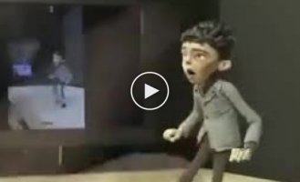 Какая сложная работа, снимать подобные мультфильмы на ручных куклах