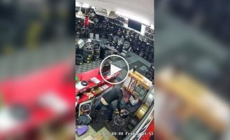 An electric scooter battery exploded in a workshop in Australia