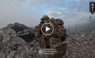 The assault on the village of Andreevka in the Donetsk region from the first person of the Ukrainian military