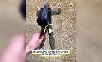 Парашютист с дистанционным управлением: уникальная ручная игрушка